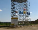 De uitkijktoren bij Herbricht. Hoogte 15 meter. (1-6-2009 - Han Hamakers)
