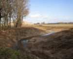 Herinrichting van de Oude Kanjel aan de noordkant van Itteren.  (17-1-2015 - Jan Dolmans)